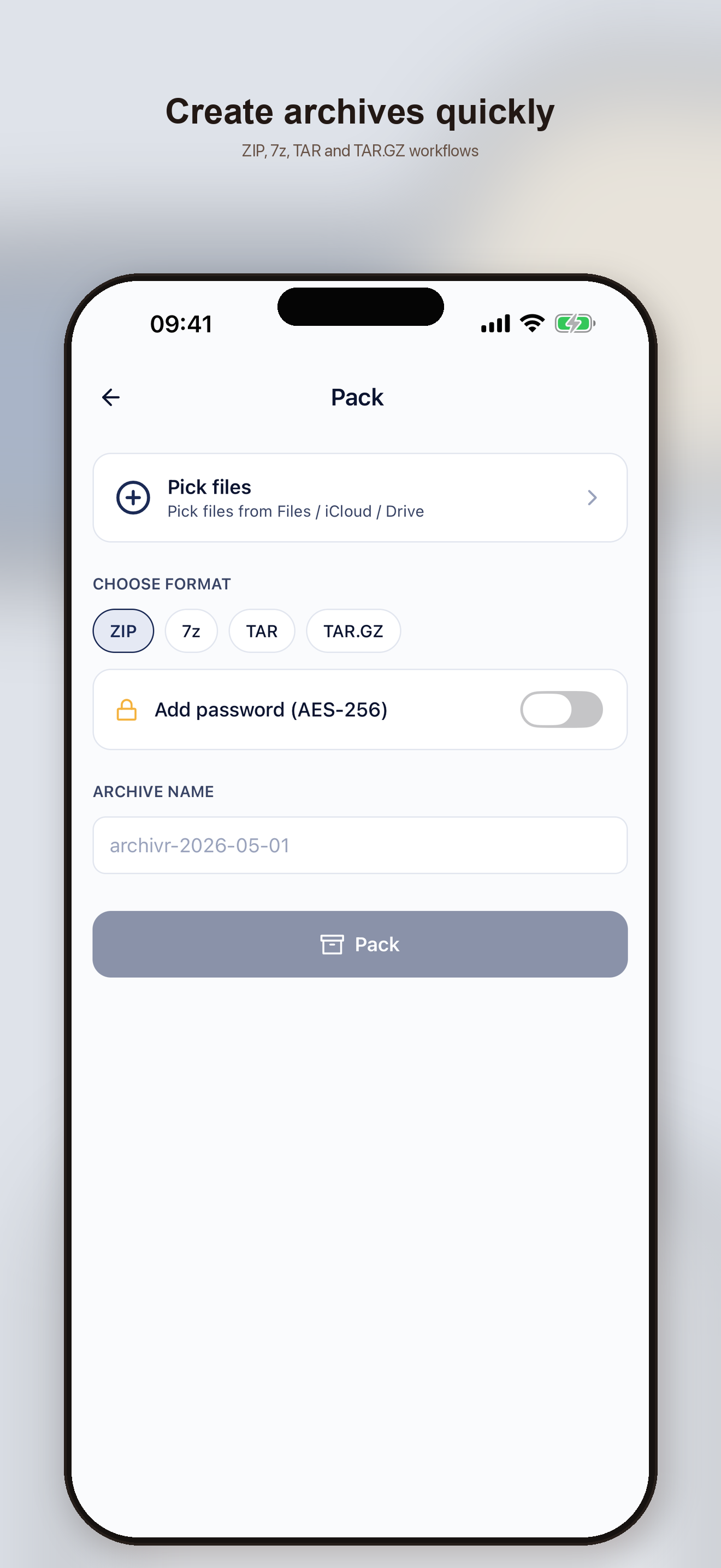 Archivr — screenshot 2