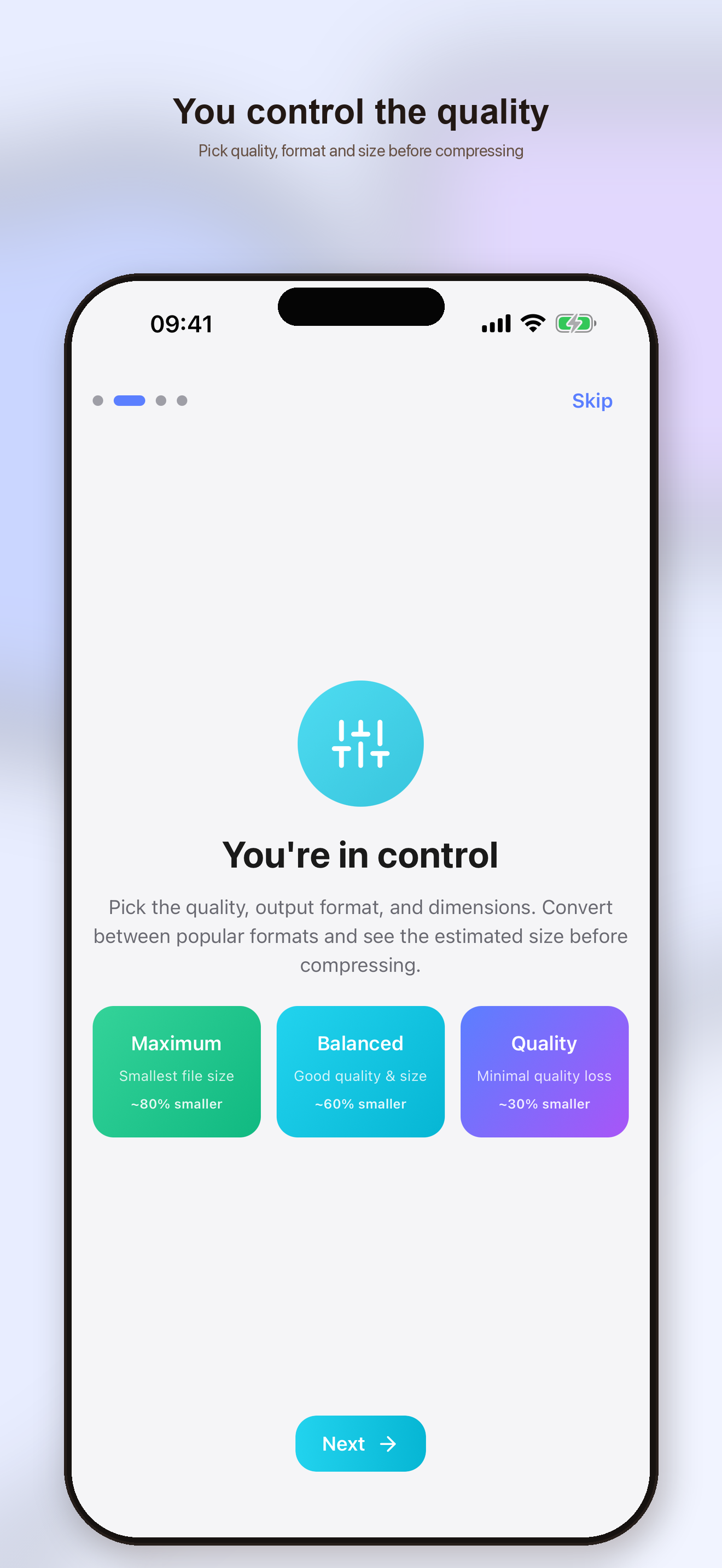 Compresser — screenshot 1