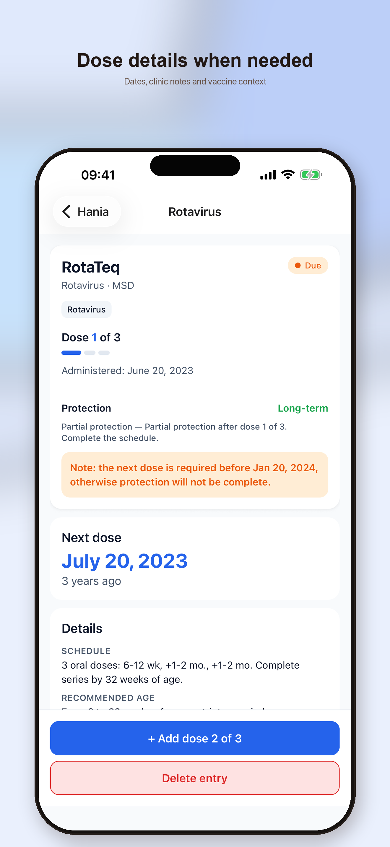 VaxJournal — screenshot 3