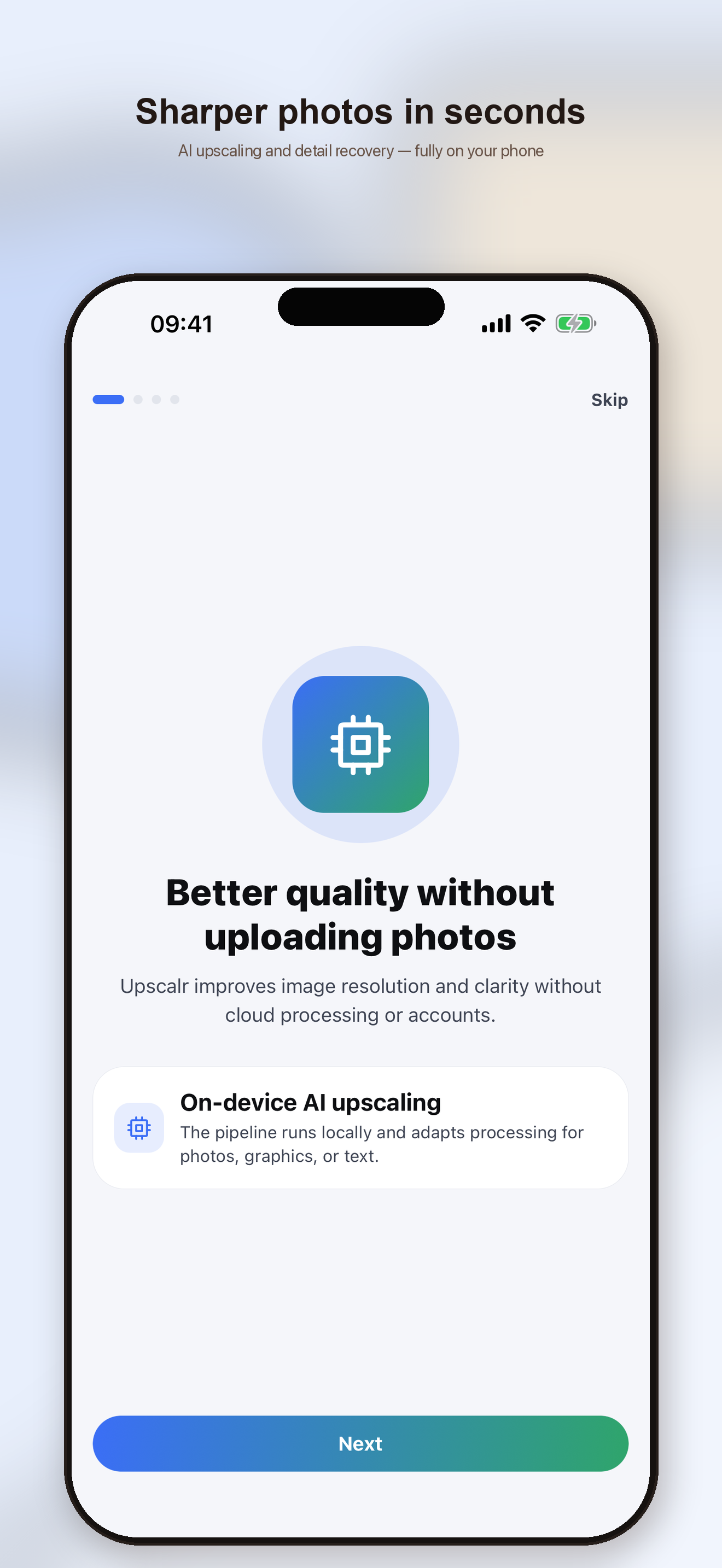 Upscalr — screenshot 1