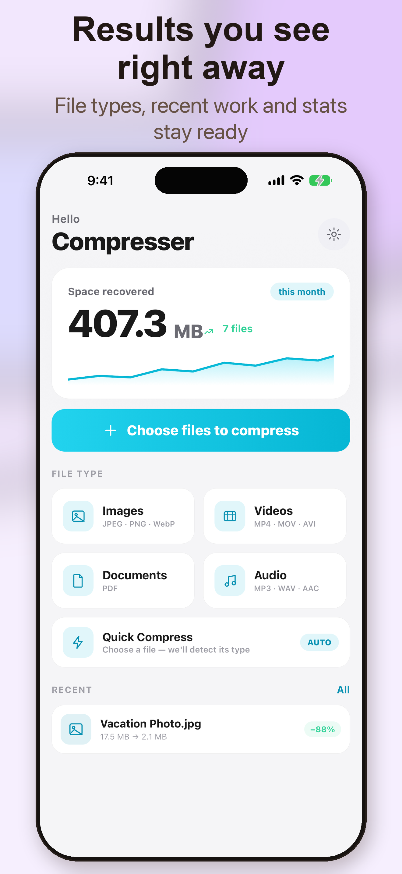 Compresser — screenshot 1